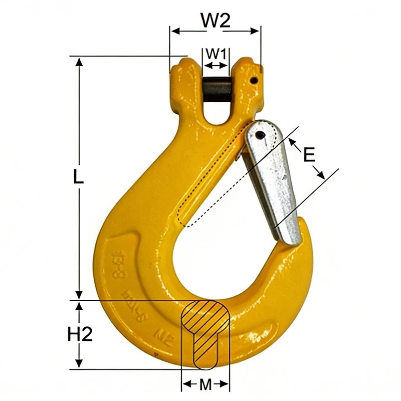 Clevis Sling Hook specification Clevis Sling Hook specification